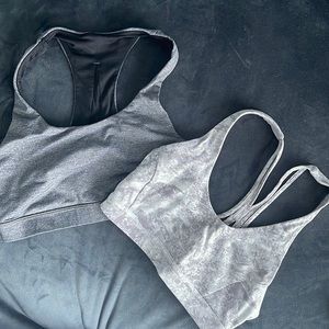 2 lululemon sports bras.